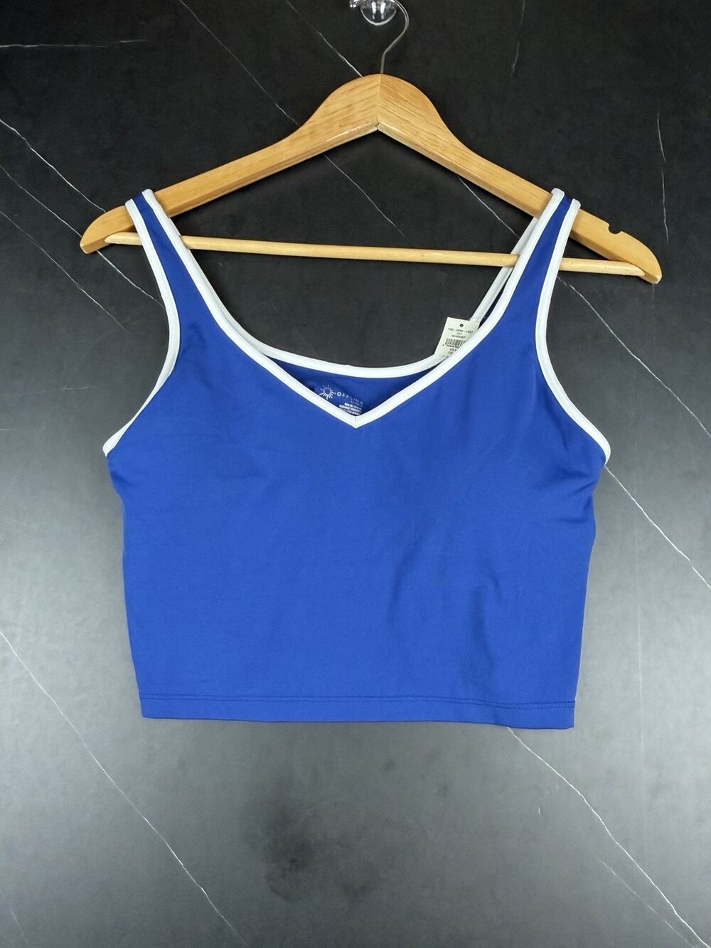 NWT Offline By Aerie Activewear Set Women’s L Real Me Blue White 3” Shortie